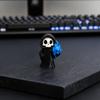 Мини-статуэтка Жнеца, 3D-печатная фигурка Черепа Жнеца на Хэллоуин для настольного компьютера, стола, полки, домашнего декора