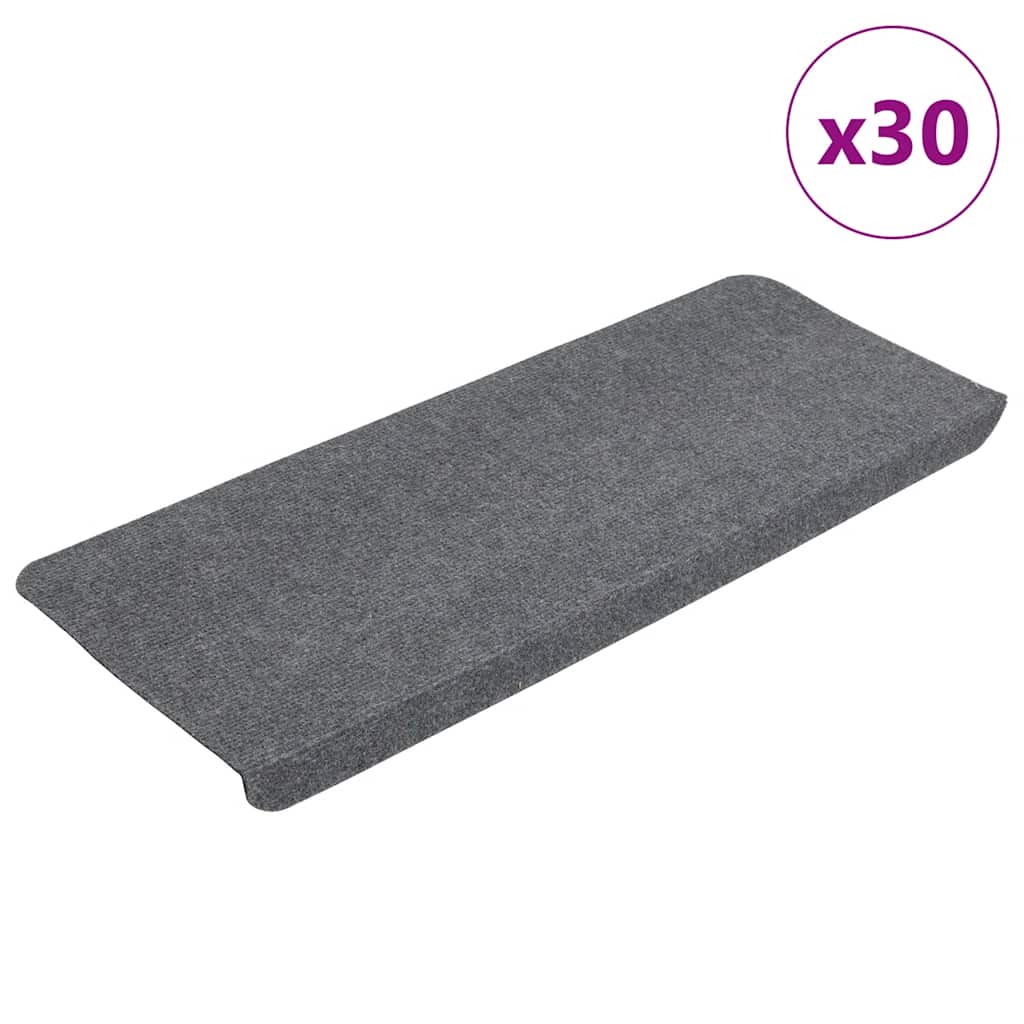 Maty Na Schody Samoprzylepne 30 Szt. Szare 65X24,5X3,5 Cm