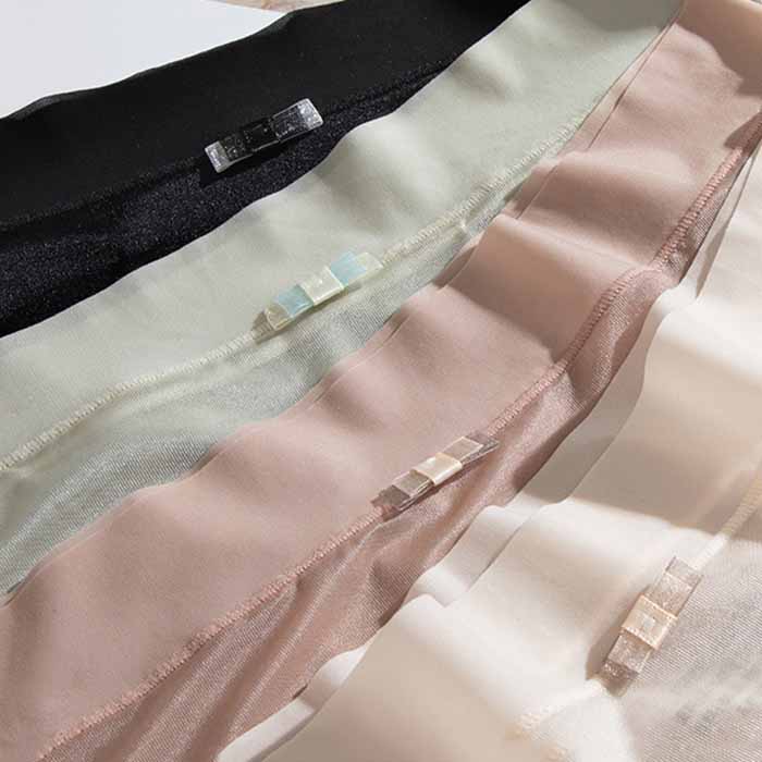 Женское бесшовное нижнее белье Ice Silk Hipster - невидимый эластичный вырез бикини
