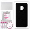 apgo Protective Skin Sticker for the Back Compatible with Samsung Galaxy S9, Wrap Film, Foil, Vinyl - Pattern Matte Black