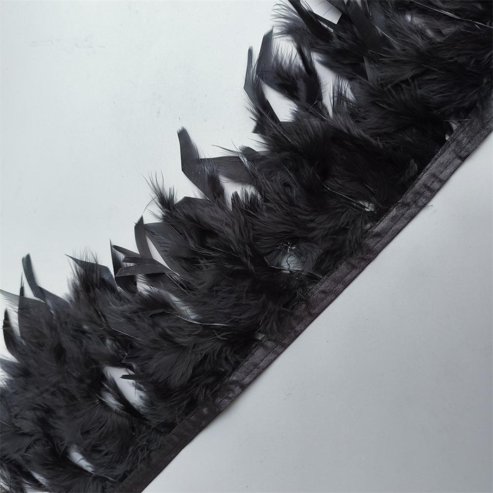 Отделка из перьев индейки для сценических костюмов и декора своими руками