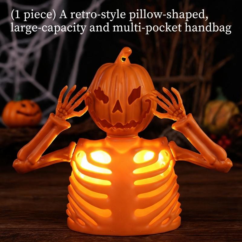 Seasonal Shelf Figure Lamp for Halloween Entry Tables, Counters, Indoor Displays, Party Styling and Room Presentation