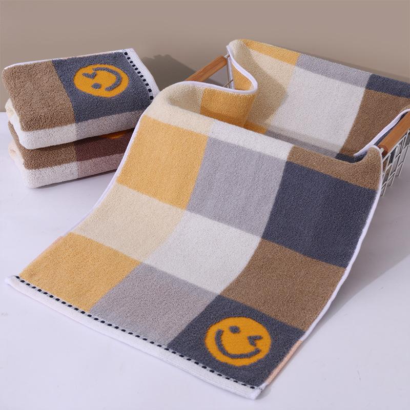 Cotton Towel Thickened Jacquard Soft Absorbent Adult Household Polyester Cotton Towel Quick Drying Towel Cotton Children's Face Towel