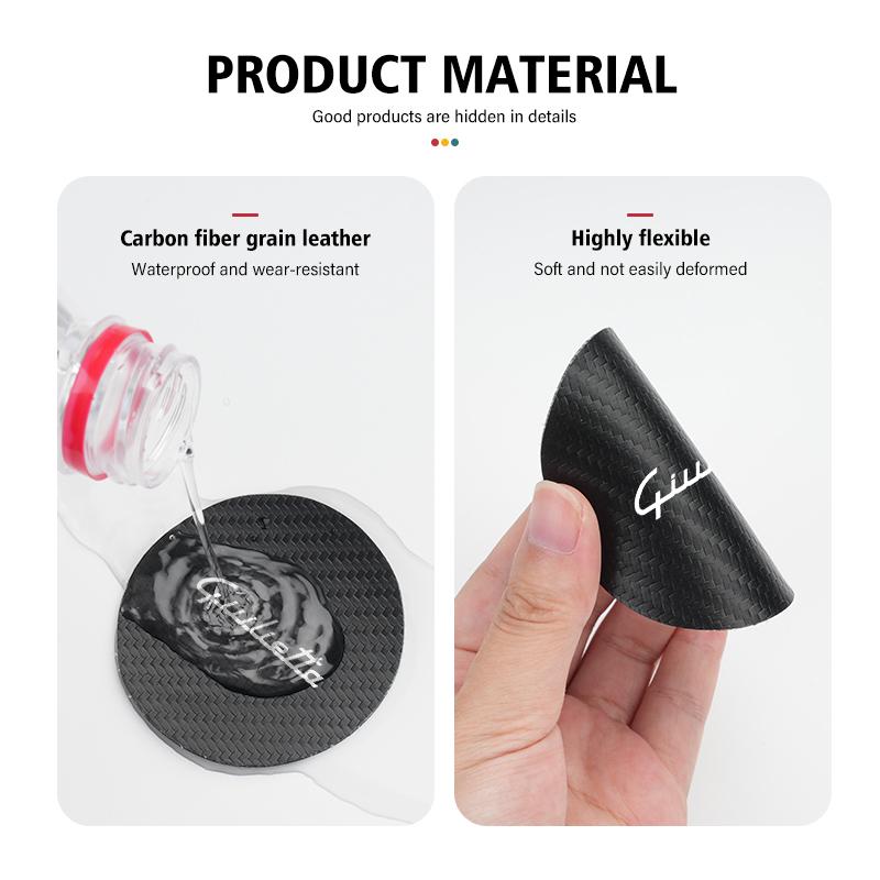 ZIPCA1 2pcs Car Style Coaster Mat Carbon Fiber Cup Holder Mat Non-slip Accessories For Alfa Romeo GT Stelvio F1 Brera Volante Tonale