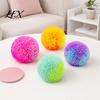 Anxiety Relief Toy Stress Fuzz Ball Toy, TPR Fuzzy Squeeze Fidget Relieving Office Desk for Focus Aid, Hand Relaxation Reusable
