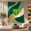 Decorative Tapestry,Norwich City Football Printed Wall Art, Lightweight Wall Hanging For Bedroom Background
