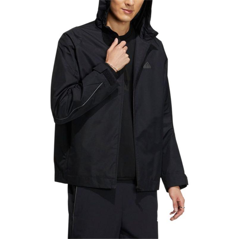 adidas Tech Must Haves Woven Jacket Asia Sizing 'Black' Men's HY5831