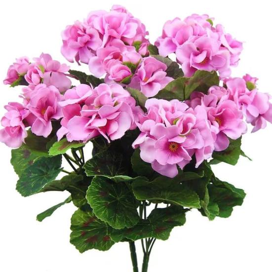 Имитация цветов бегонии Всепогодные Устойчивые к УФ-лучам Сделай сам Свадебный букет Реалистичный вид Искусственный цветок