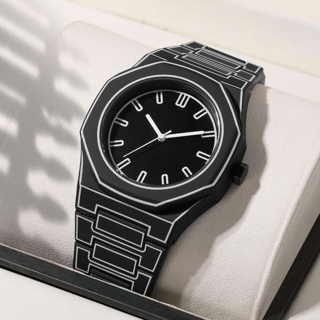 Современные Минималистичные Эскизы Креативные Спортивные Часы Досуг Простой Дизайн Водонепроницаемый Силиконовый Ремешок Кварцевые Наручные Часы Часы Подарки