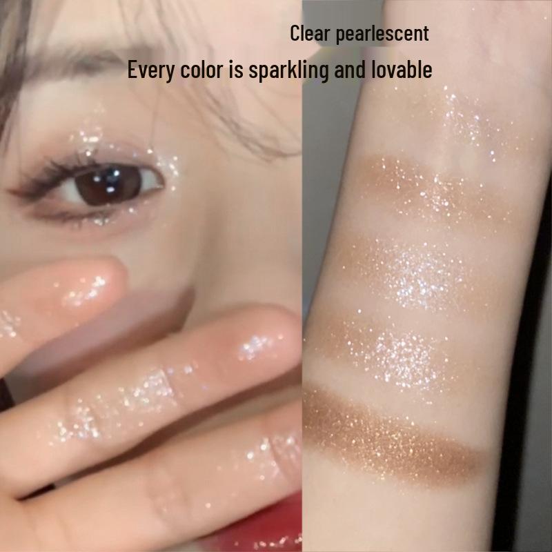 Jie Dazzler Radiant Одиночные тени для век - Блестящие, Мерцающие Оранжевые Земляные тона