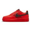 Air Force 1 LV8 GS Mesh Pocket - Habanero Red Kids Sneakers White Black DH9596-600