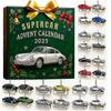2025 NEW Porsche Advent Calendar Blind Box Christmas Tree Decoration Acrylic Pendant