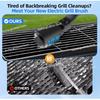 Upgraded Electric Grill Brush, Angle Adjustable Cordless Rechargeable Grill Cleaning Brush