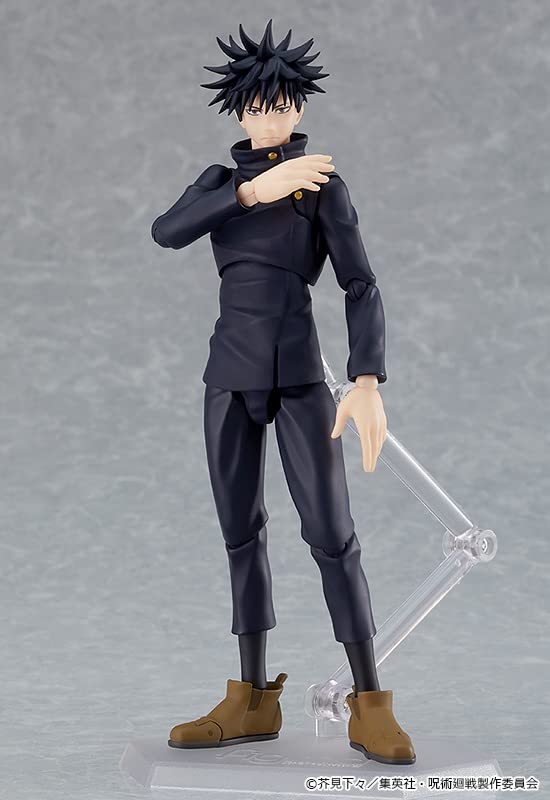 Figma Jujutsu Kaisen Megumi Fushiguro подвижная фигурка, окрашенная в пластик, без масштаба