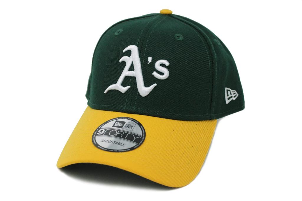 New Era Men's MLB Adjustable Cap, 9FORTY, American League (Athletics 2)