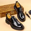 2025 British Style Men's Leather Casual Shoes Thick Soled Wear-resistant Classic Loafers Business Men's Formal Shoes Trendy