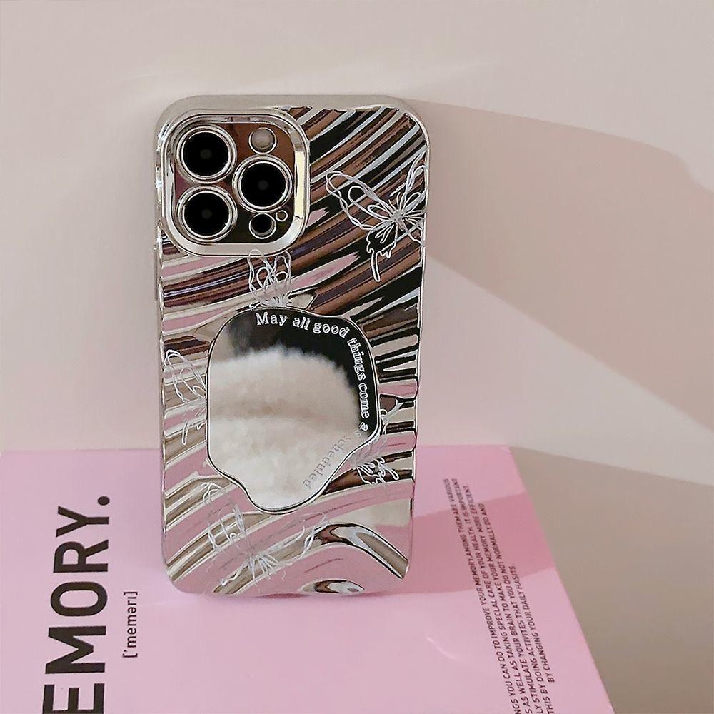 Makeup Mirror Phone Case for iPhone 11 13 16 Pro Max iPhone 14 15 12 13 Pro Max 16 Plus 13 Pro Samsung A55 A54 A15 A12 A52S A34 A14 A30S A53 A52 A50