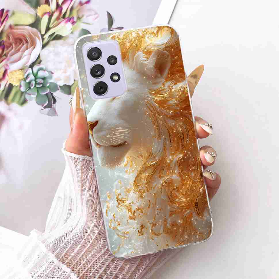 For Samsung A72 Case SM-A725F Fundas Soft Silicone Luxury Painted Cover Cases For Samsung Galaxy A72 Casing Bumper