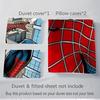 3Pcs Spiderman Urban Heroism Bedding Sets For All Sizes New 3D Printed Bed Cover Comforter Duvet Cover Pillowcase Bedroom Decoration