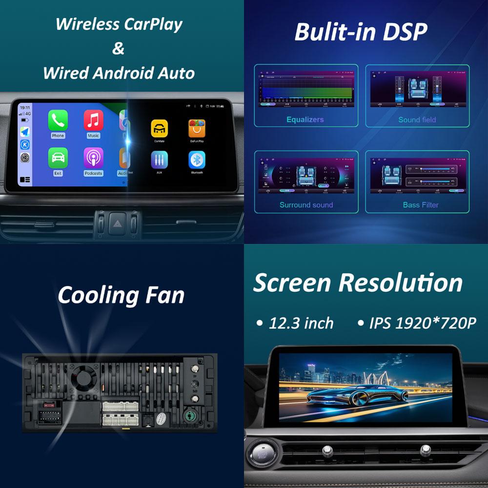 DSP Стерео Навигация GPS Автомобильное Видео для Nissan Sylphy 2008 2009 2010 2011 - 2012 Радио Плеер Беспроводной Carplay Android Auto WIFI