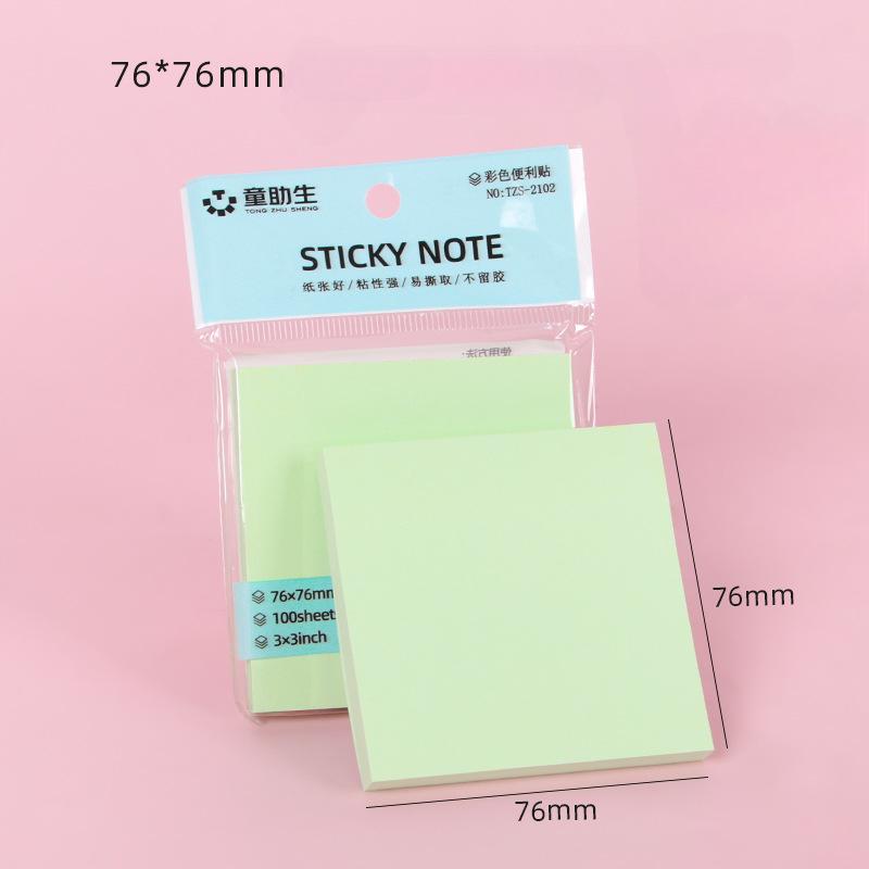 100-Color Sticky Notes - 4-Color Memo Pads, Tearable for Office, Home & School, Perfect for Holidays & Gifting