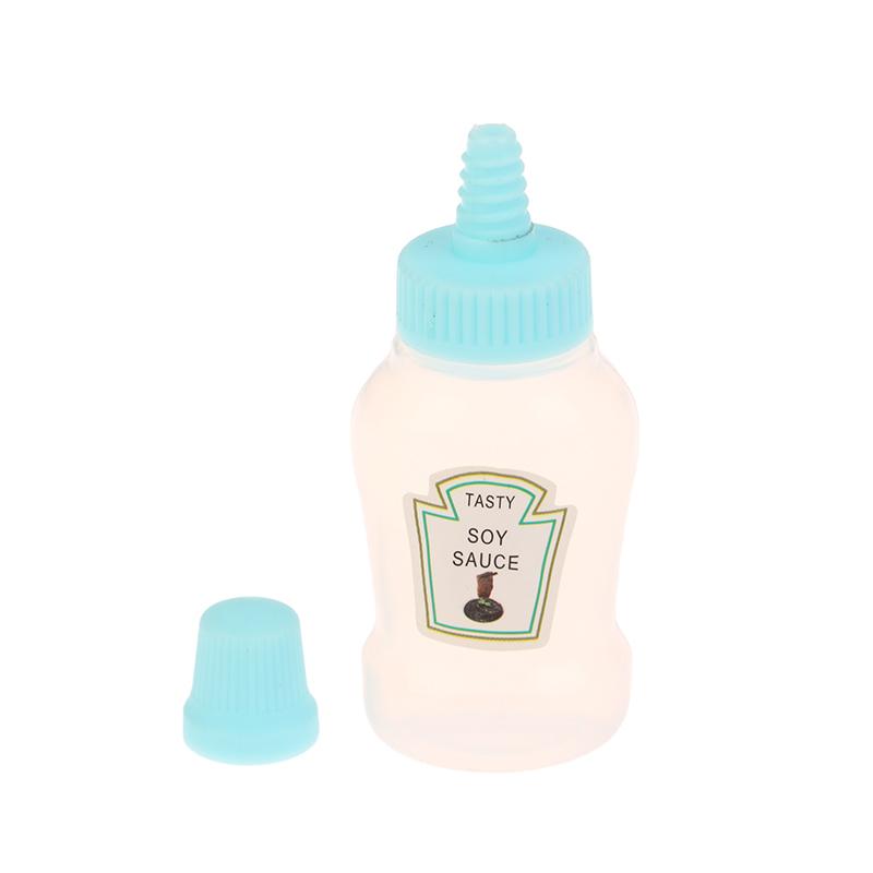 4Pcs/Set Mini Sauce Bottle Ketchup Honey Salad Containers Bottles Portable Sauce Jars Storage Lunch Box Dressing Dispensers
