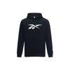 Reebok Solid Color Logo Hoodie Unisex Hoodies Black 23RMF305UGH0