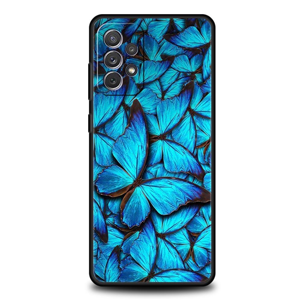Чехол-бабочка для телефона Samsung Galaxy A51 A71 A21S A12 A11 A31 A52 A41 A32 A01 A23 A33 A53 A73 A03S A13 5G Мягкий чехол