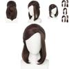 The Last Of Us Ellie Brown Cosplay Wig With Breathable Natural Feel For Scene Dressing