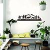 Home Decoration Metal Crafts - Forest Moose Wall Art | Elegant Metal Wall Decoration for Living Room and Interior Ornaments