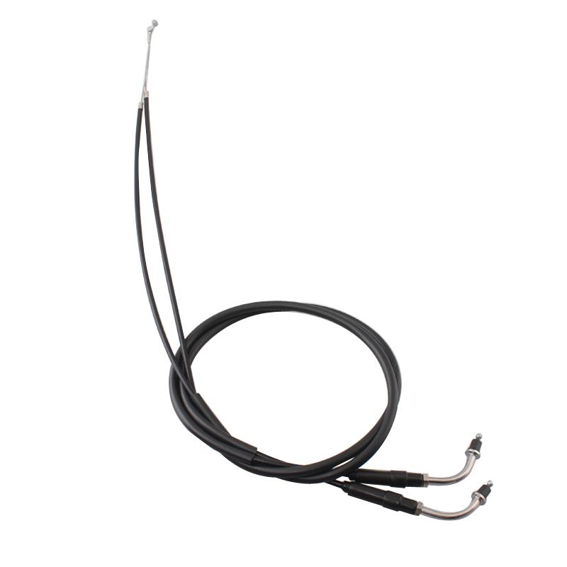 90-150CM Motorcycle Steel Push-Pull Throttle Cable Wires For Harley Sportster Iron 883 XL883N 1200 XL1200X Dyna Softail 07-2020