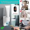 Wall Mount Automatic Toothpaste Dispenser Sensor Operated 4 Stage Pump USB Rechargeable White Detachable For Easy Cleaning