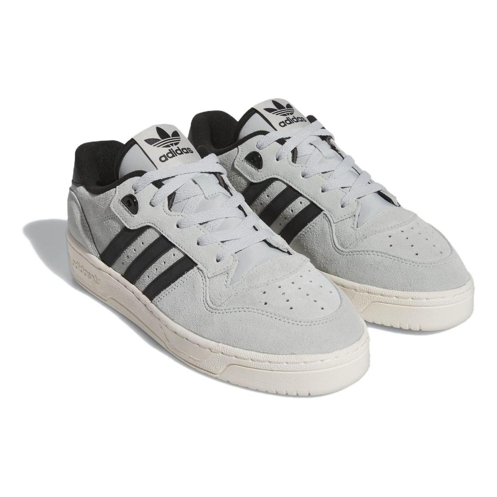 adidas Rivalry Low Wonder Silver Black Мужские кроссовки Grey Core-Black Off-White IE7210