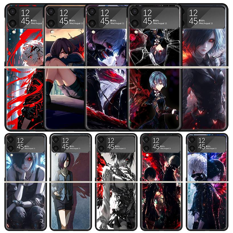 G-Ghoul Tokyo Touka Kirishima Phone Case For Samsung Galaxy Z Flip7 Flip6 5G Flip5 Flip4 Flip3 ZFlip 7 6 3 4 5 Shockproof Back C
