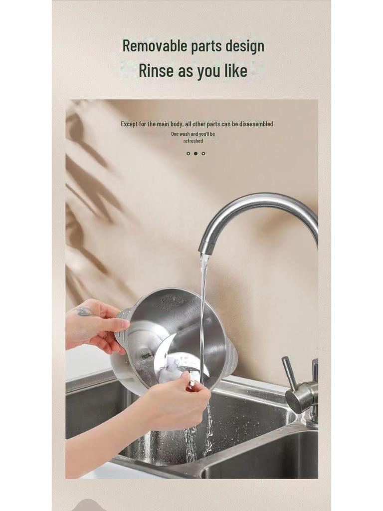 Электрическая мясорубка из нержавеющей стали и многофункциональный кухонный измельчитель