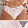 European & American Sexy Women's Cotton Print Briefs - Breathable & Comfortable Underwear