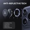 NORTHJO 1 Set Camera Lens Protector Glitter Metal Ring Film