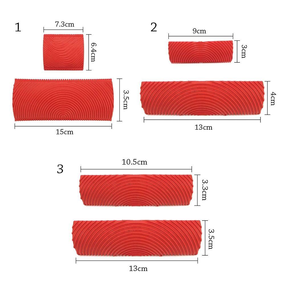 Резиновый ролик для имитации текстуры дерева, сделай сам, кисть для покраски стен, украшение дома, инструмент для текстурирования дерева