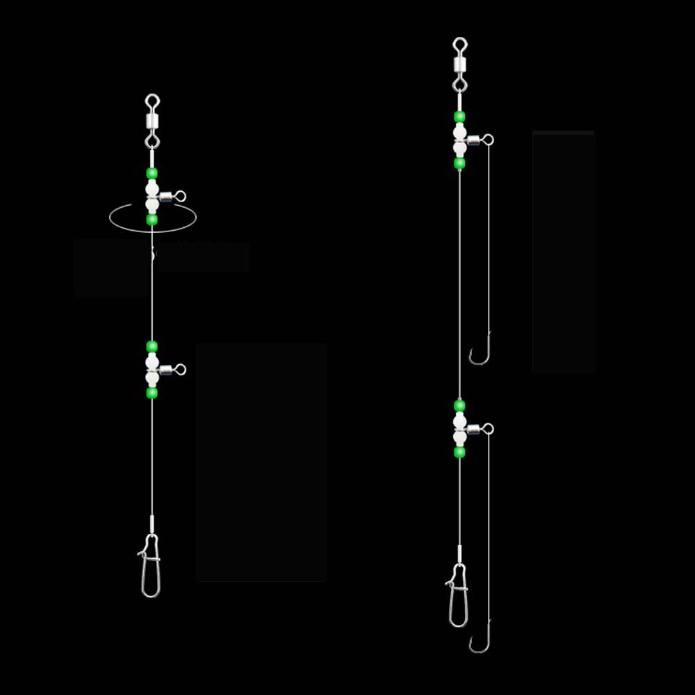 Рыболовные принадлежности Крючки для приманок Вертлюги для рыболовных снастей Светящиеся бусины Коннектор для скольжения