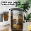 Water Pitcher Fridge Door Water Jug with Handle Beverage Serveware and Storage Container for Hot Liquids or Cold Drinks