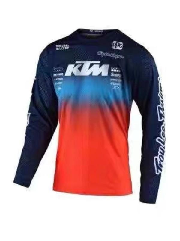 Quick-drying and breathable four-season universal downhill suit mountain bike cycling suit moisture-wicking off-road motorcycle racing suit street car