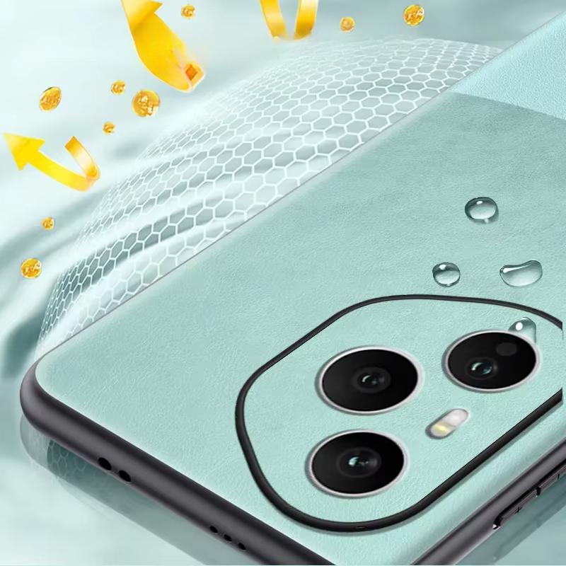 For Honor 400 Pro Luxury Silicone Leather Color Match Phone Cover For Honor 400 Lite 5G Shell Shockproof Protective Cover Bumper