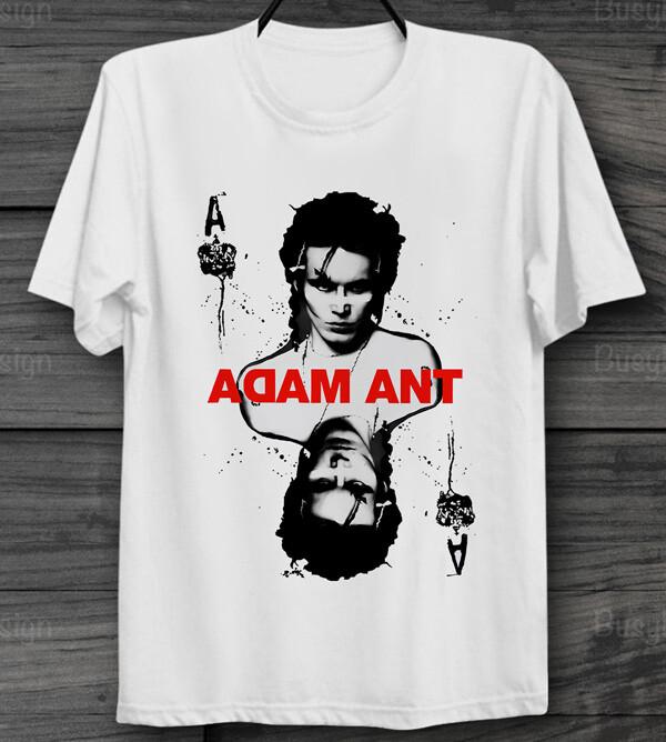 Ace of Ants Adam Ants Playing Cards T Shirt Mens Womens Tees Top Poster Men's Ladies