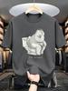 Funny Peter Griffin Family Guy The Stinker Toilet Humor Graphic Tshirt Black Casual Round Neck Tee