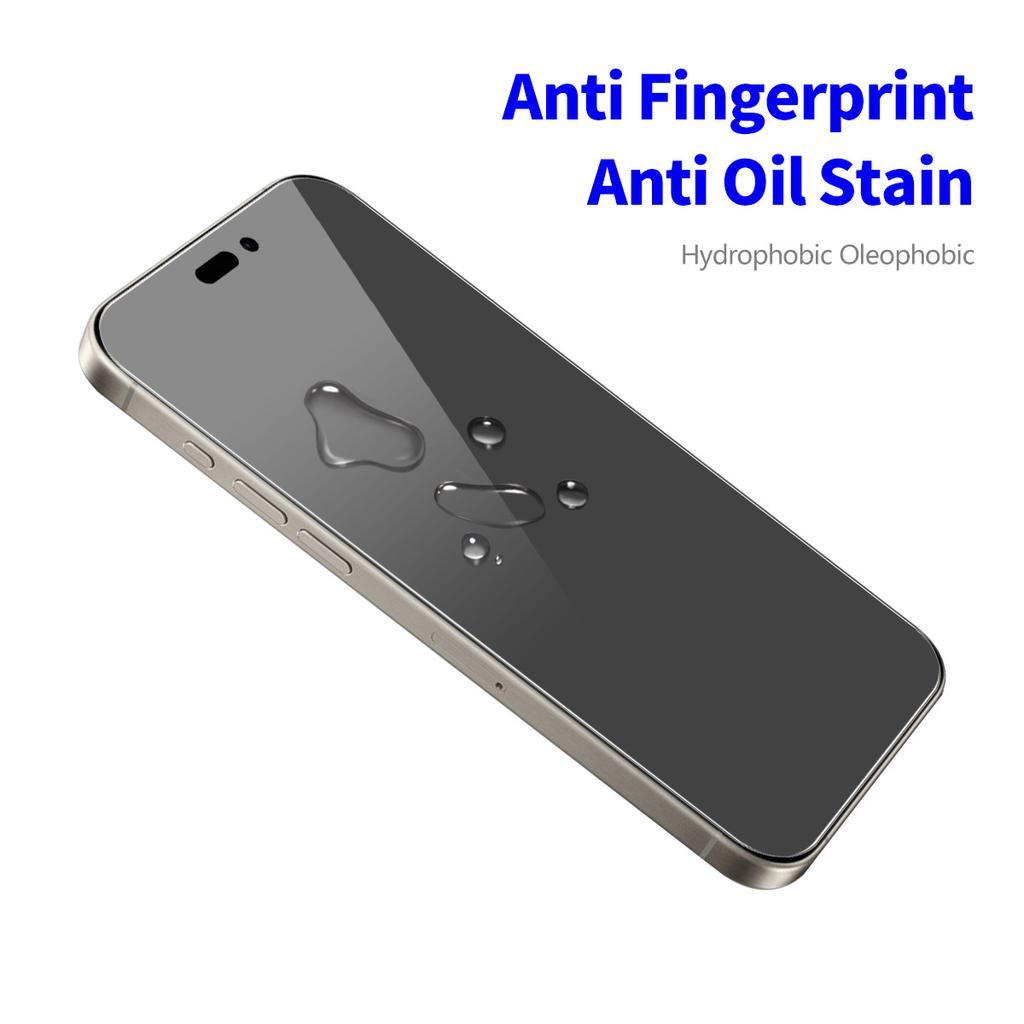 ENKAY HAT PRINCE For iPhone 16 Pro Max Tempered Glass Film Anti-Spy Privacy Protection Screen Protector