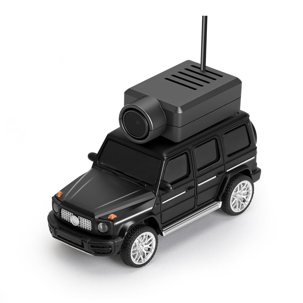 1:64 Mini RC Car, 2.4G WiFi FPV Remote Control Toy Car with 720P HD Camera, Gyro, LED Light, APP Controlled Vehicle for