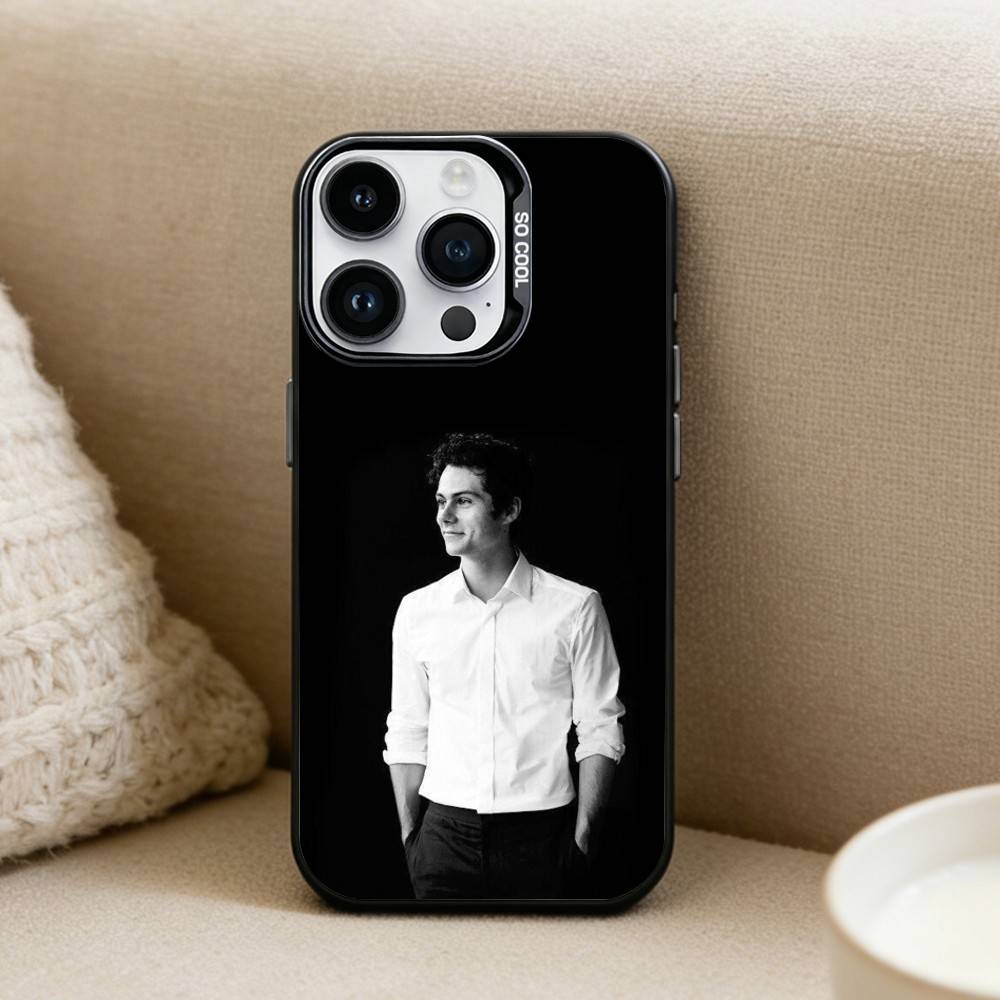 Чехол для телефона D-Dylan O'Brien для iPhone 17, 16, 15, 14, 13, 12 Pro Max, Черный, Конфетный, Матовый, Ударопрочный