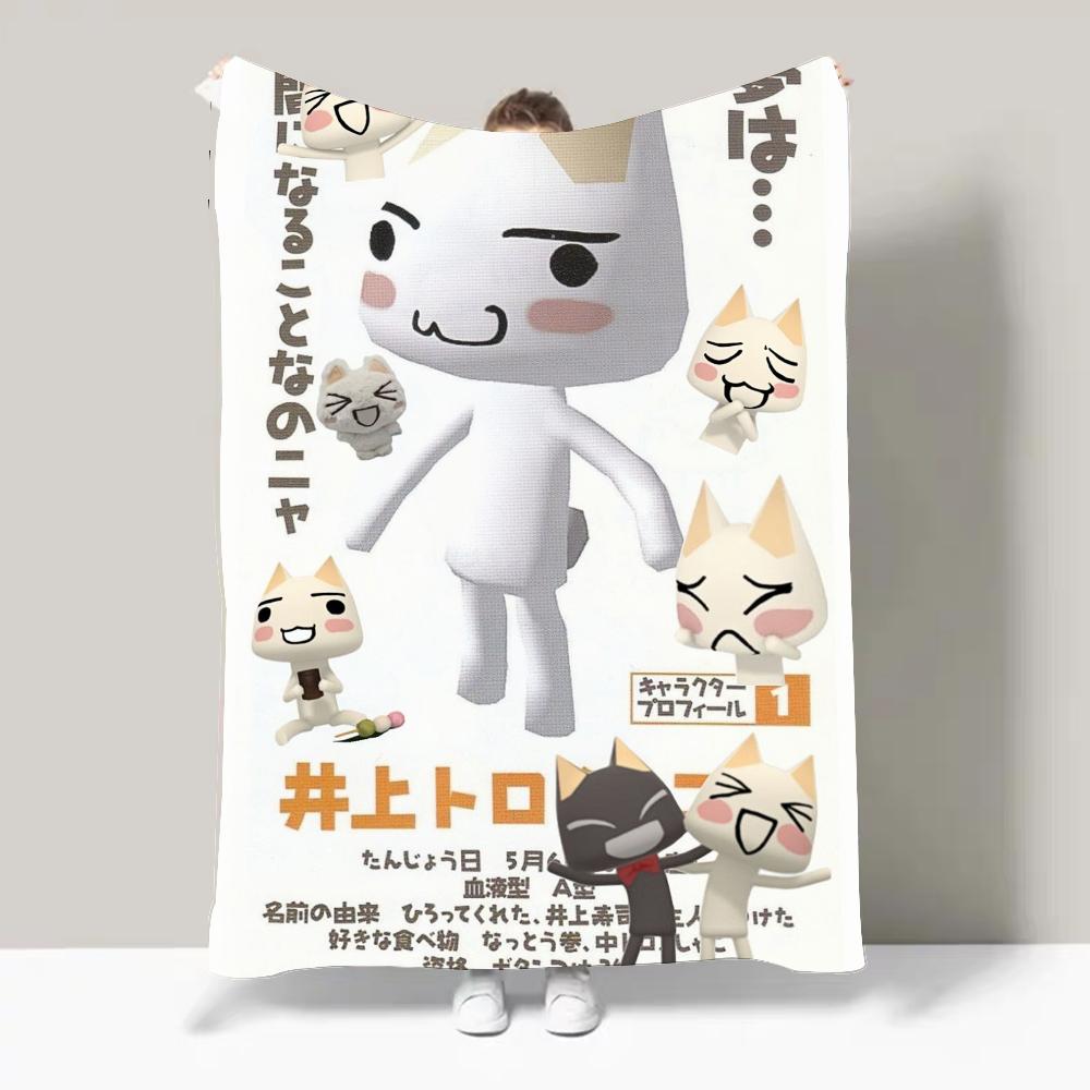 Inoue toro МИЛЫЙ Дизайн Кошачьего Пледа Легкий Для Общежитий, Дневного Сна, Гостиной, Офиса, Дивана, Все Сезоны