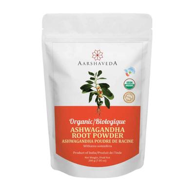 Порошок корня Ашваганды (200 г), Organic Ashwagandha Root Powder,