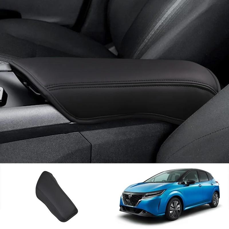 For Nissan Note E13 AURA Car Console Armrest Panel Pad Cover Thicken Microfiber Leather Protective Trim